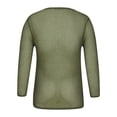 thumbnail image 4 of Birdeem Chemises pour Hommes Mode Homme Ajourées Filet de Pêche Décontracté Couleur Unie Manches Longues Col Rond Chemise, 4 of 10