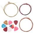 thumbnail image 2 of Corde de Guitare, Guitare Jouant Accessoires Celluloïd Pic Set Guitare Coloré Pic Set Wear- pour Instrument à Cordes, 2 of 8