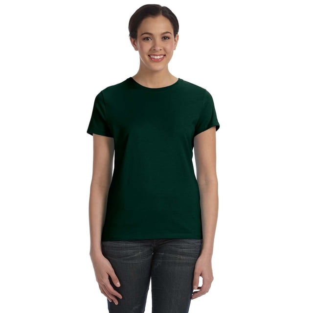 Hanes T-Shirt en Coton Nano-T pour Femmes