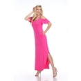thumbnail image 2 of White Mark Women's Cold Shoulder Maxi Dress, 2 of 4