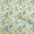 thumbnail image 1 of oneOone Velvet Forest Green Fabric Abstracts Sewing Craft Projects Fabric Prints By Yard 58 Inch Wide, 1 of 4