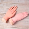 thumbnail image 2 of Miangastore 2 Pcs Modèle de Main pour Manucure Beige Caoutchouc pour Main pour Pratique 11.8x2.3in, 2 of 8