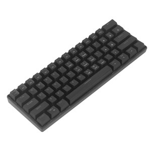Clavier ergonomique 60% Interrupteurs rouges de clavier mécanique compact pour ordinateur portable 2000