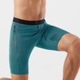thumbnail image 3 of Diufon Men's Athletic Shorts Cotton Linen Drawstring Waisted Outdoor Sport Shorts Spring Summer Shorts with Pockets, 3 of 6