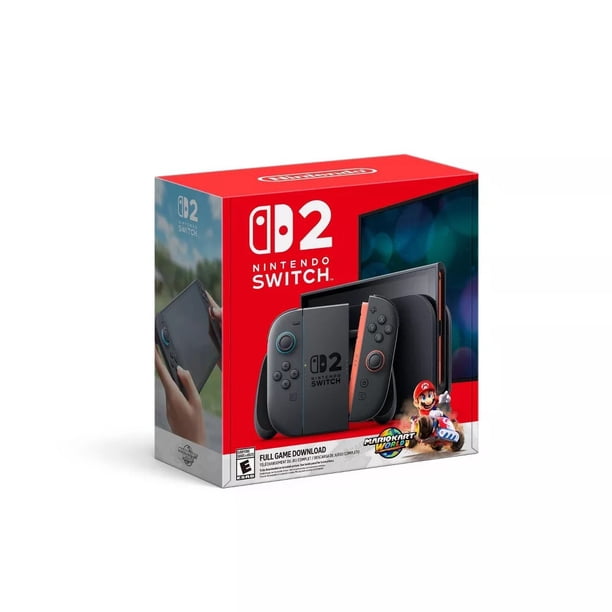 2025 Newest Nintendo Switch™ 2 System + Mario Kart™ World + 12