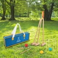 thumbnail image 5 of TOOKYLAND Kids Wooden Croquet Set - 17pcs - 4 Player Game Set with Carry Bag, Ages 3+, 5 of 5