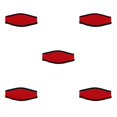 thumbnail image 1 of QualitChoice Housse de Sangle Rembourrée Ceinture de Protection pour Plongée Lunettes de Natation Sports Nautiques Coussin pour Extérieur sous-Marin Rouge 5Set, 1 of 6