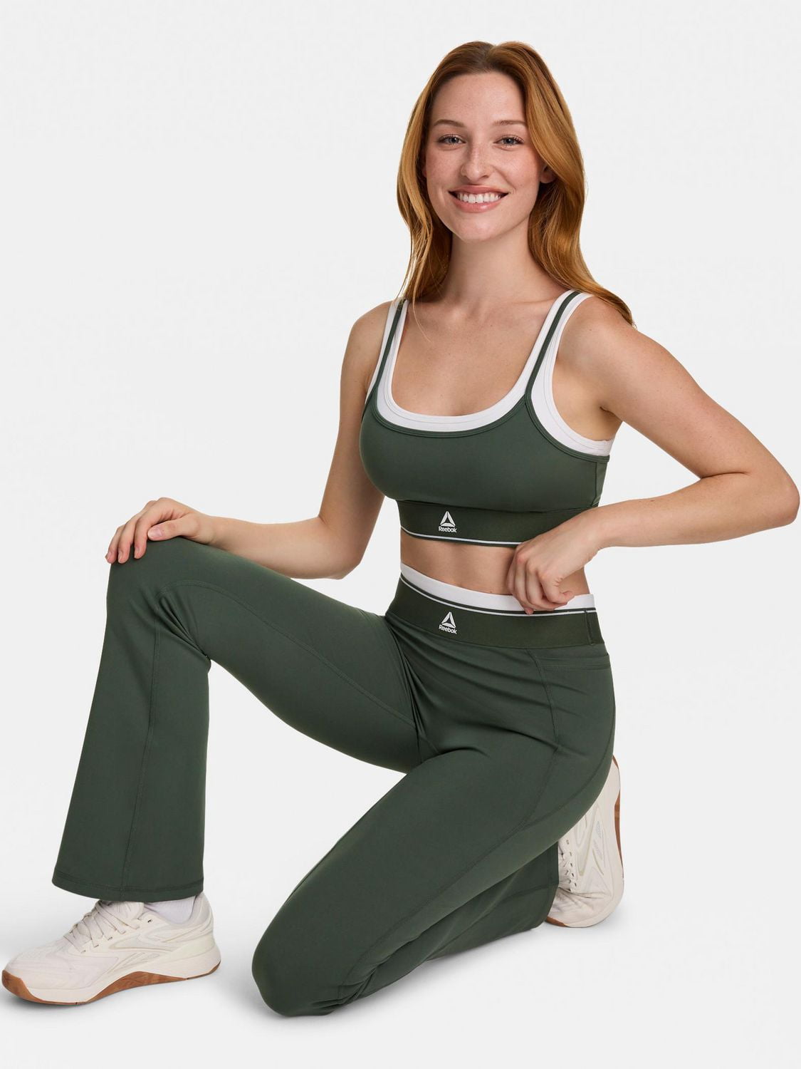 Reebok Soutien-Gorge Superposé Horizon Pour Femme