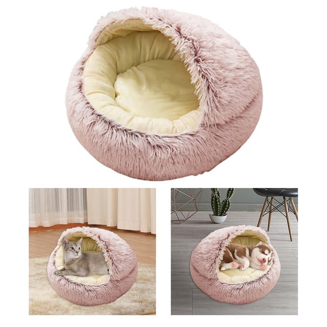 Lit Rond Chaud Apaisant Chenil 40cm Rose