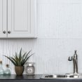 thumbnail image 2 of FASÄDE Skyline Decorative Vinyl Backsplash Panel in Matte White (6X6 Inch Sample), 2 of 5