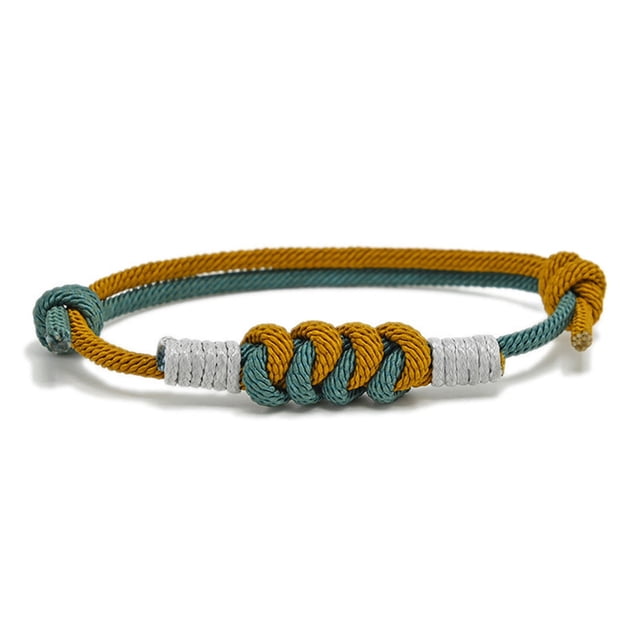 Amzcrzy Bracelet Products Milan Thread Knitting Diamond Knot Friendship Hand Rope Hand Knitting Snake Knot Girlfriend Hand Rope Chinese Bracelet Home Decor Room Decor Home and Kitchen