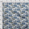 thumbnail image 2 of oneOone Cotton Poplin Fabric Leaves & Floral Ikat Decor Fabric Printed BTY 56 Inch Wide, 2 of 4