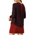 thumbnail image 4 of INSPIRE CHIC Women's Cute Ruffle Peter Pan Collar Long Sleeve Sweet Blouse Tops, 4 of 7