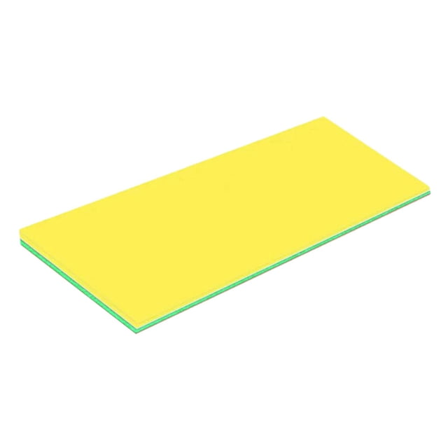 S SERENABLE Water Floating Mat Floating Raft for Pool Kids Drifting Mattress for Outdoor Yellow Green