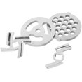 thumbnail image 3 of Shisuyan 1 Set Meat Grinder Plate Disc Stainless Steel Iron Meat Grinder Plate Meat Grinder Accessory, 3 of 8