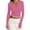 Pink, variant on Womens Top,Casual Long Sleeved Solid Color Tight Thin V-Neck,Tights for Women