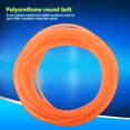 thumbnail image 3 of Peahefy Orange Smooth Surface PU Polyurethane Round Belt for Drive Transmission,Polyurethane Belt,Transmission Belt, 3 of 8