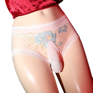 Ketyyh-chn99 Underwear for Men Boxers 2024 Breathable Underpants Trunks Underpants Men Underwear Lace Breathable Briefs Cool Ultra Thin Fully Transparent Briefs White,M