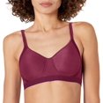 thumbnail image 1 of Hanes Womens X-Temp Foam Wirefree Bra, XL, Galactic Red Heather, 1 of 6
