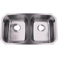 thumbnail image 2 of Ancona Double Bowl Under-Mount Kitchen Sink, 2 of 4