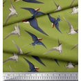 thumbnail image 2 of Soimoi Tissu en Poly Georgette Vert Imprimé Pic Volant par Yard 42 Pouces de Large, 2 of 3