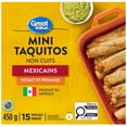 thumbnail image 2 of Great Value Mini Taquitos Surgelés au Poulet et Fromage à la Mexicaine 450 g, 2 of 5