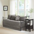 thumbnail image 3 of Madison Park Quebec 6 Piece Reversible Daybed Cover Set, Dark Grey, 3 of 15