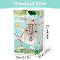 thumbnail image 4 of 1Set Wooden Board Games with Colorful Sticks Dice,Wooden Pick-Up Sticks Game,Classic Wooden Stick Game - Family Tabletop Pick-Up Toy,Builds Fine Motor Skills & Counting,Math Learning Toys(Clear), 4 of 8