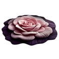 thumbnail image 1 of 3D Visual Stereo Flower Shaped Mud Floor Mat for Living Room and Bedroom Non- Easy Care Stain- Stylish Rug for Home, 1 of 7