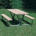 thumbnail image 3 of Pilot Rock 3 Pack 6'/8' Outdoor Steel Non Tip Picnic Table Leg (Frame Only), 3 of 7