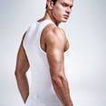 thumbnail image 4 of Transemion Fiber Stay Dry And Comfortable During Workouts Quick-Dry Running Vests Multiple Sizes Black XXXL, 4 of 6