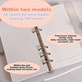 thumbnail image 4 of MesaSe Mini Binder with Cash Envelope - Cute pattern binder wallet  Cash Organizer  Mini 6 ring binder style style4;, 4 of 5