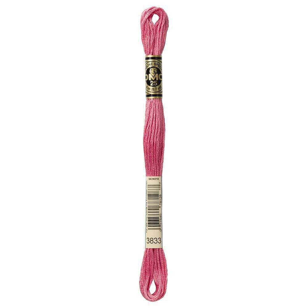 DMC rose coton 6 brins fil à broder écheveau, 8 m (8.7 yd)