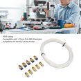 thumbnail image 4 of 3D Printer PTFE Tube, 6.6ft Reduce Wear PTFE Tube PC4 M6 Pneumatic Fittings  for Replacement for PLA, 4 of 8