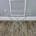 thumbnail image 4 of FixtureDisplays® Clear Furniture Acrylic Folding Tray Table, Acrylic Side Table, Transparent Acrylic End Table, Lucite Riser Pedestal 19 X 13 X 23" 15593, 4 of 8