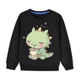 thumbnail image 5 of QIPOPIQ Chandail à Col Rond Graphique Mignon pour Fille, Manches Longues, Haut à Enfiler, T-Shirt, Taille 3-14 Ans, Vêtements pour Enfants, Liquidation, 5 of 5