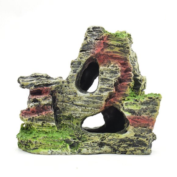 QJUHUNG  Aquarium Decoration Accessories  Fish Tank Landscape Ornaments  Artificial Rockery  Aquascaping Supplies  Ideal for Home Aquarium Setup  Enhances Underwater Habitat