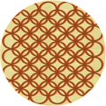 thumbnail image 1 of Ahgly Company Machine Washable Indoor Round Transitional Orange Red Orange Area Rugs, 5' Round, 1 of 7