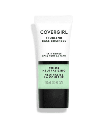 COVERGIRL Apprêt pour la peau Trublend Base Business, apprêt léger, estompe les imperfections, à l'eau de coco, hydratation de 24H, 100% Sans Cruauté