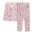 thumbnail image 1 of REDHOTYPE Pyjama Fantaisie à Fleurs pour Femme, Printemps Automne, Maman, Manches Longues, Coton, Col Rond, Automne pour Femme, Grande Taille, Tenue d'Intérieur, 1 of 2
