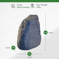 thumbnail image 2 of Algreen Housse de Roche Décorative, Résistante aux Intempéries, Accent de Jardin Extérieur, Granit (Lot de 4), 2 of 7