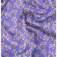 thumbnail image 1 of Soimoi White polyester Crepe Fabric Marigold Floral Print Fabric by the Yard 52 Inch Wide, 1 of 6