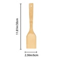thumbnail image 4 of Product Classification Tableware Product Title Wooden Lacquerless Rice Spoon Special Rice Cooker Rice Spoon Cooking Spatula, 4 of 7