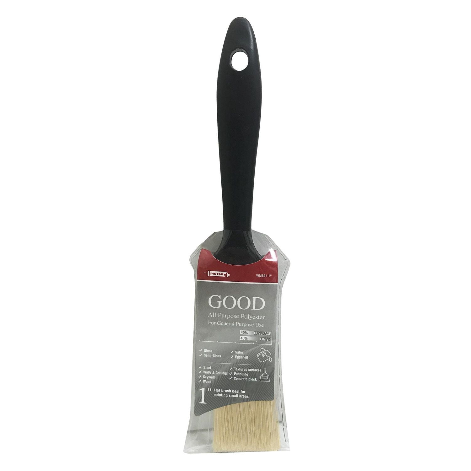 Pinceau droit Good de Pintar Manufacturing Corp. de 1 po