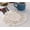 Blanc, variante sur Tapis Isolant pour Fondue Chinoise, Épais, à Pompons, Carrés Tissés pour Décoration de Table Basse, Napperon Bohème