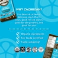 thumbnail image 3 of Zazubean Organic Chocolates Saltry Sea Salt & Almonds Dark Chocolate Bars with Coconut Sugar (12 x 85g), 3 of 5