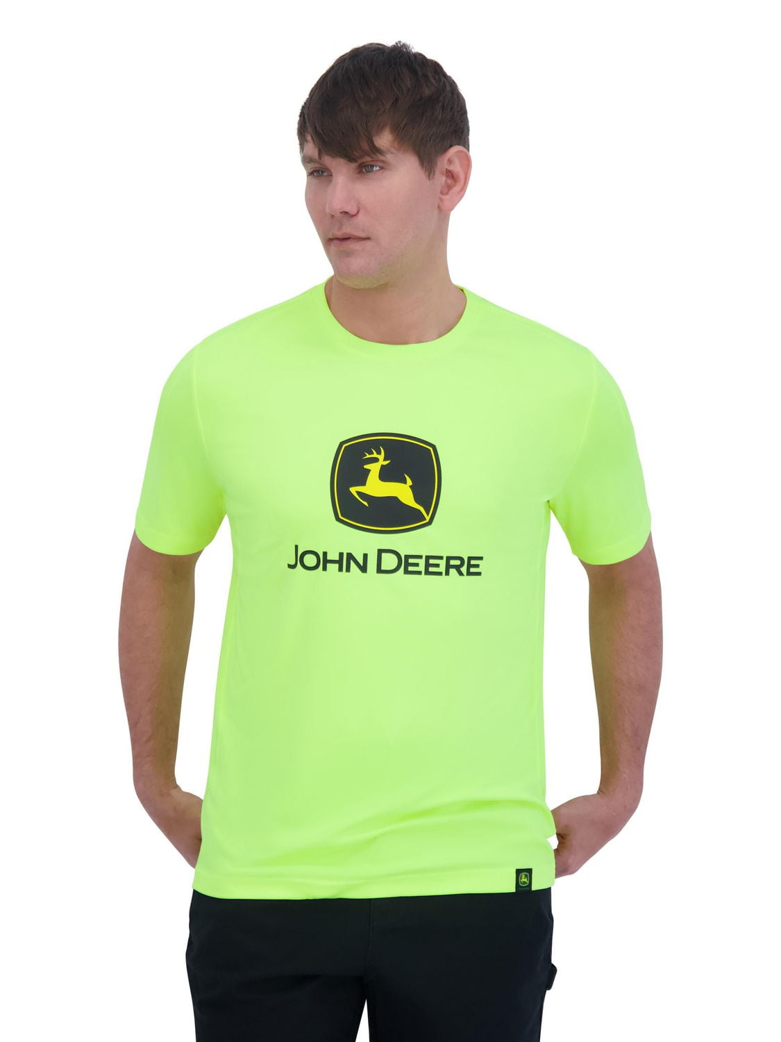 T-shirt à manches courtes graphique Interlock John Deere pour hommes