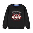 thumbnail image 1 of Aboser Chandail de Noël pour Garçons et Filles, Chandails à Col Rond pour Enfants, Jolis Gnomes de Noël, Hauts à Enfiler Graphiques, Coupe Ample, Chandails à Manches Longues, 1 of 4
