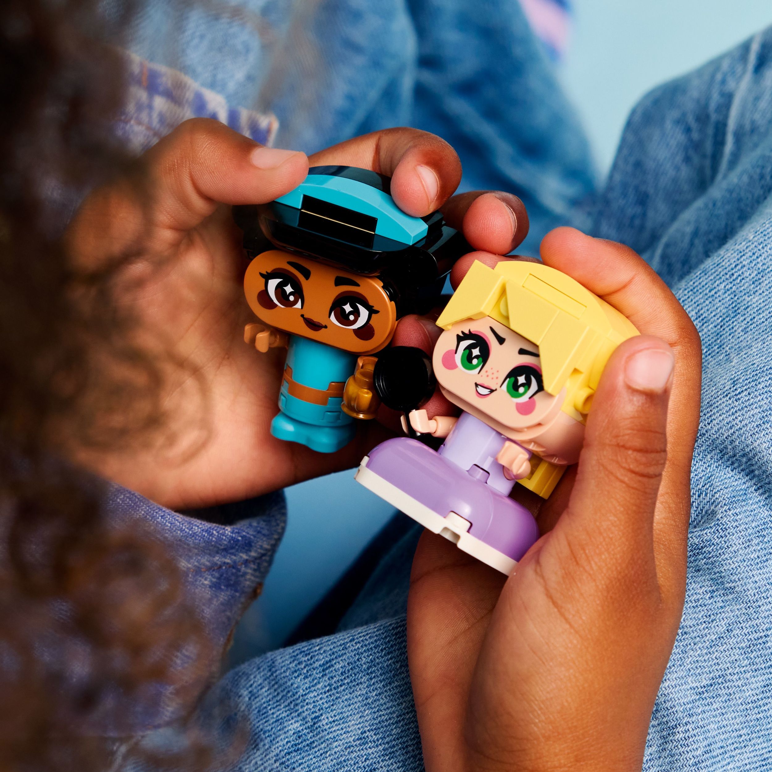 LEGO Disney Princess Mini Jasmine & Rapunzel Building Toy - Princess Toys for Girls & Boys, Ages 5+ - Disney Gifts for Kids - 43303