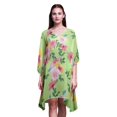 thumbnail image 1 of Bimba Kaftan de Plage Aquarelle, Paréo de Bikini, Robe Midi pour Femmes, Caftan Court - 4X-5X, 1 of 5